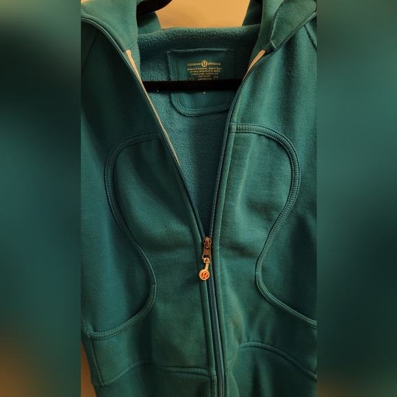Blue Lululemon zip-up hoodie - Picture 3 of 5